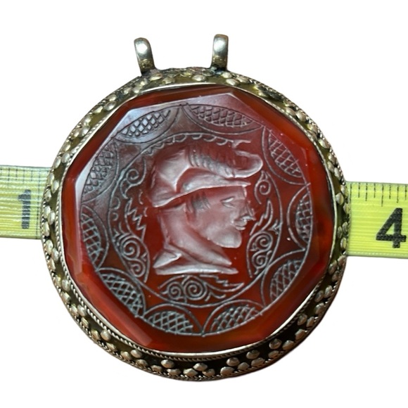 Sterling Silver Carnelian Intaglios! - Picture 3 of 3